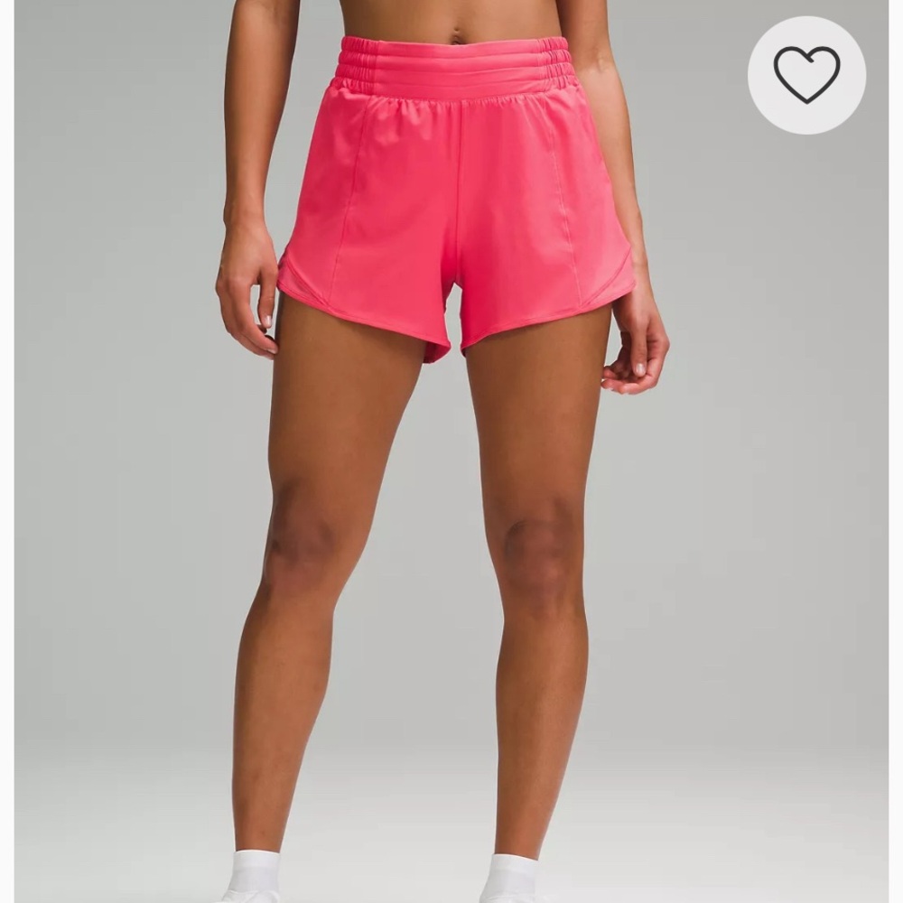 Lululemon hotty hot shorts - high rise 4” size 0